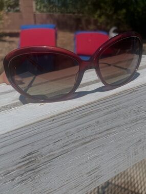 Women's Oversized Sunglasses in Burgundy - David Yurman  vintage Classic